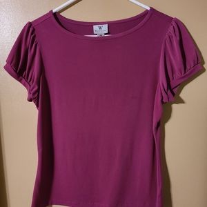 Worthington purple blouse